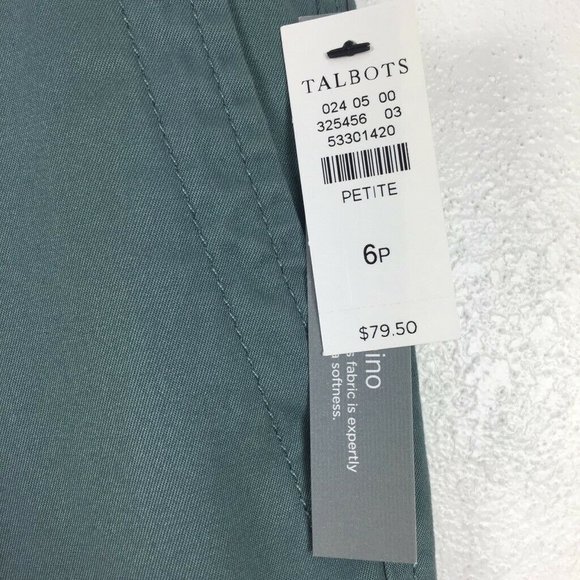 Talbots Relaxed Soft Girlfriend Ankle Chino Pants - Picture 5 of 9